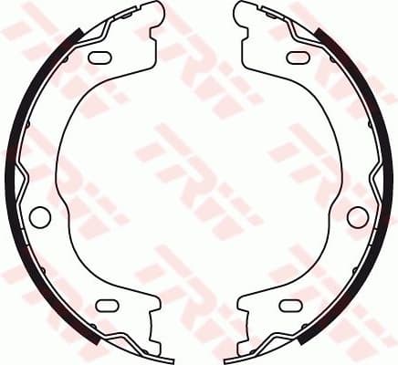 Brake Shoe Set, parking brake GS8784