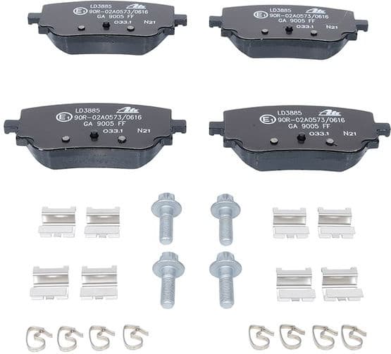 Brake Pad Set, disc brake ATE Ceramic 13.0470-3885.2 - image 2