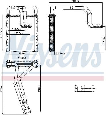 Heat Exchanger, interior heating 707326