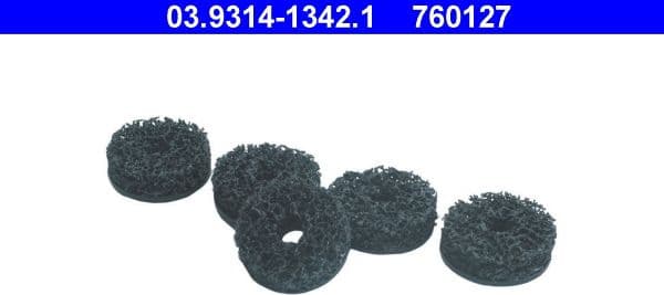 Cleaning Disc, wheel hub cleaning set 03.9314-1342.1