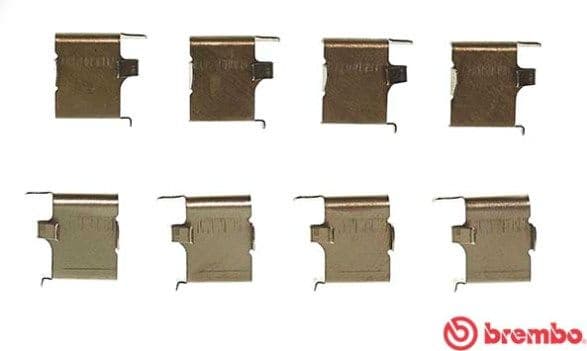 Accessory Kit, disc brake pad PRIME LINE A 02 310