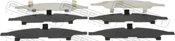 Anti-Squeal Foil, brake pad (back plate) 0403-KS3WF