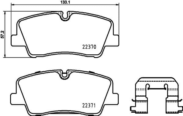 Brake Pad Set, disc brake PRIME LINE P30085 - image 3
