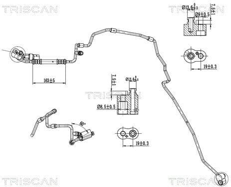 High/Low-pressure Line, air conditioning 9010 29015