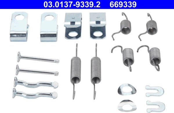 Accessory Kit, parking brake shoes 03.0137-9339.2 - image 3