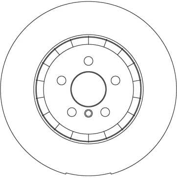 Brake Disc TRW SINGLE DF6636S