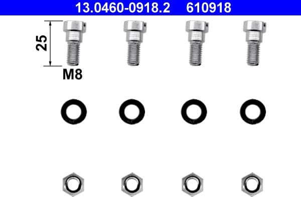 Accessory Kit, disc brake pad 13.0460-0918.2 - image 2