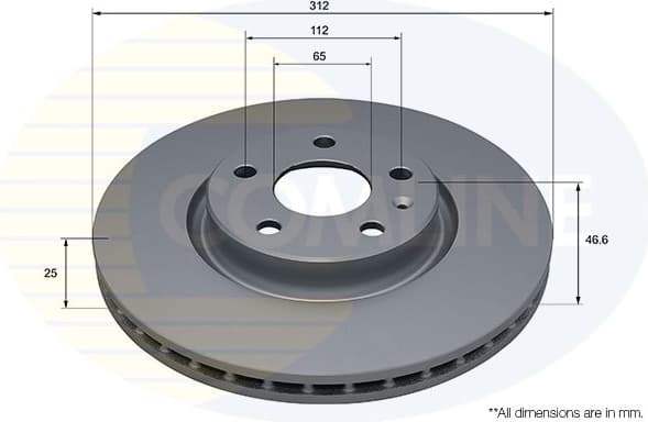 Brake Disc COATED ADC5206V