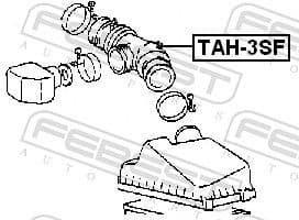 Hose, air supply TAH-3SF - image 2