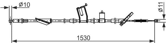 Cable Pull, parking brake 1987482919 - image 2
