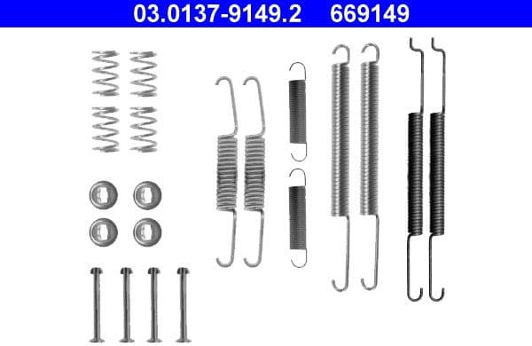 Accessory Kit, brake shoes 03.0137-9149.2 - image 2