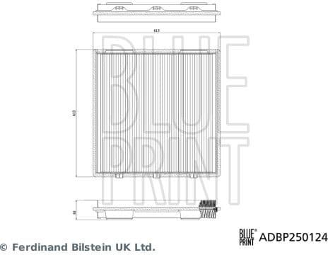 Filter, cabin air ADBP250124