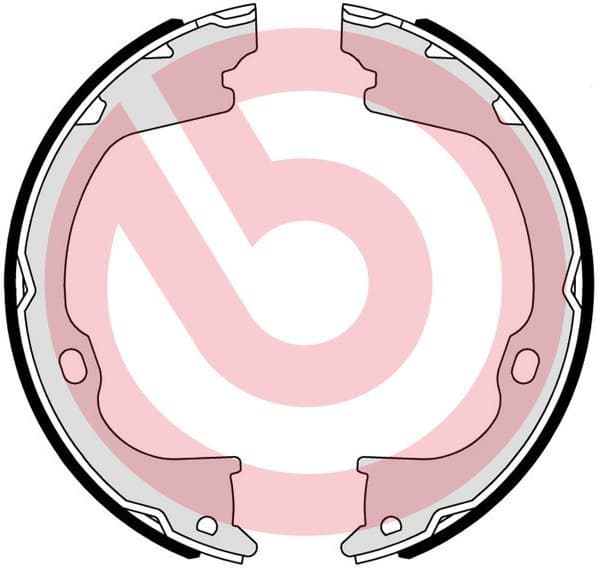 Brake Shoe Set, parking brake ESSENTIAL LINE S37510 - image 2