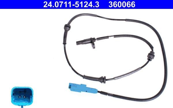 Sensor, wheel speed 24.0711-5124.3 - image 2