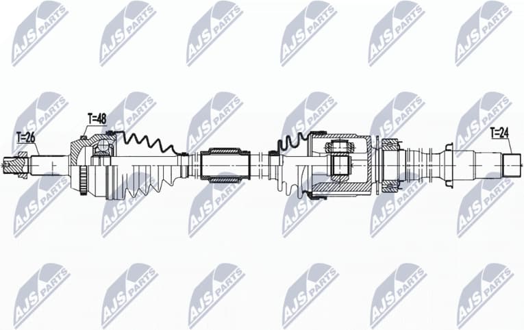 Drive Shaft NPW-TY-173