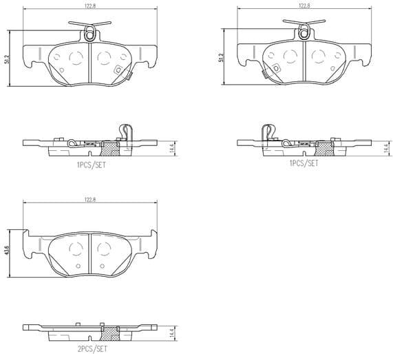 Brake Pad Set, disc brake PRIME LINE P49064 - image 2
