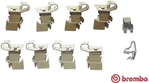 Accessory Kit, disc brake pad PRIME LINE A 02 313