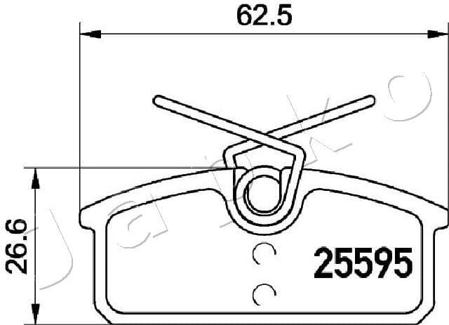 Brake Pad Set, disc brake 510705