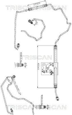 Hydraulic Hose, steering 8516 25006
