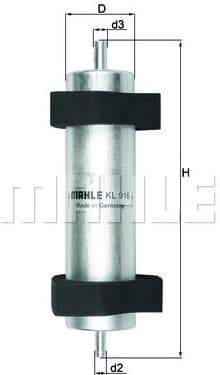 Filter diesel fuel KL916
