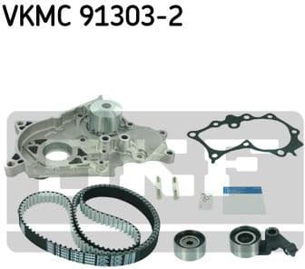 Timing belt kit with water pump VKMC 91303-2 - image 5