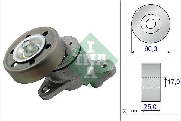 Belt Tensioner, V-ribbed belt 534043710