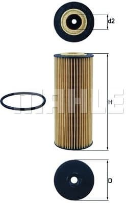 Filter oil OX1162D
