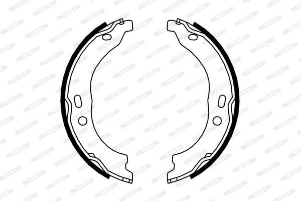 Brake shoes handbrake, Top Quality FSB696 - image 2