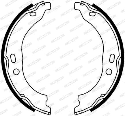 Brake shoes handbrake, Top Quality FSB696 - image 3