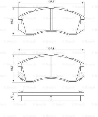 Brake Pad Set, disc brake 0986460984 - image 7