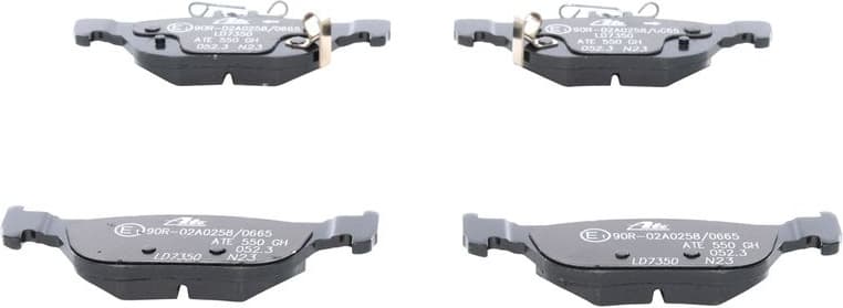 Brake Pad Set, disc brake ATE Ceramic 13.0470-7350.2 - image 2