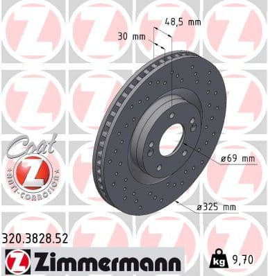 Brake Disc SPORT BRAKE DISC Z 320.3828.52