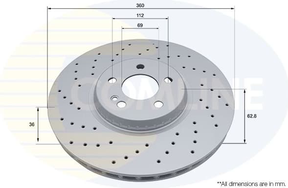 Brake Disc COATED ADC5217V