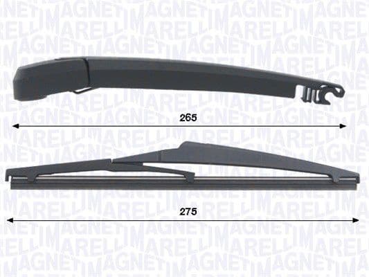Wiper Arm Set, window cleaning 000723180439