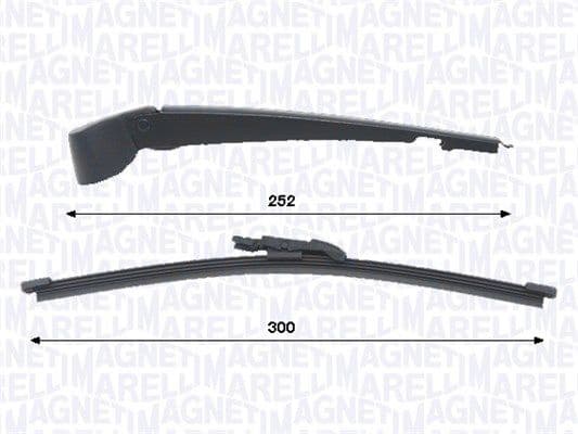 Wiper Arm Set, window cleaning 000723180455