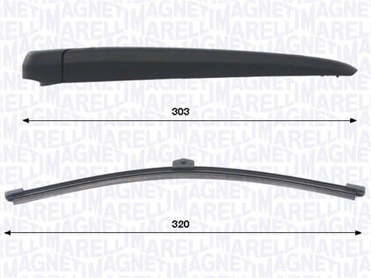 Wiper Arm Set, window cleaning 000723180460