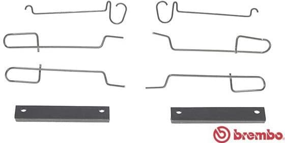 Accessory Kit, disc brake pad PRIME LINE A 02 300