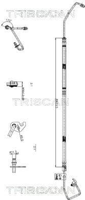 Hydraulic Hose, steering 8516 16027