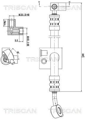 Hydraulic Hose, steering 8516 14002
