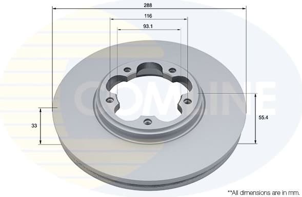 Brake Disc COATED ADC5095V