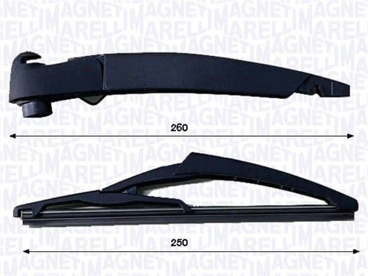 Wiper Arm Set, window cleaning 000723180471