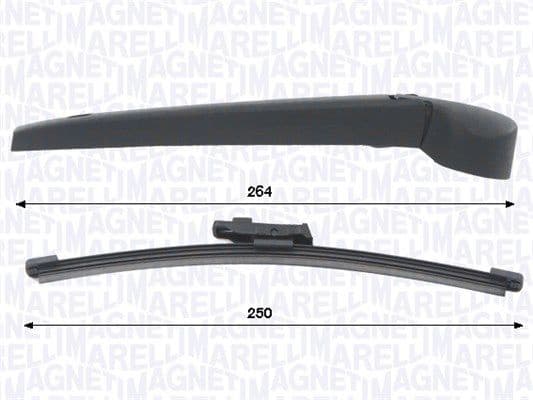 Wiper Arm Set, window cleaning 000723180446