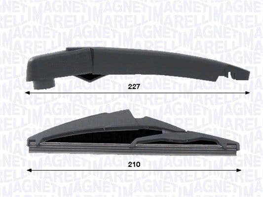Wiper Arm Set, window cleaning 000723180443