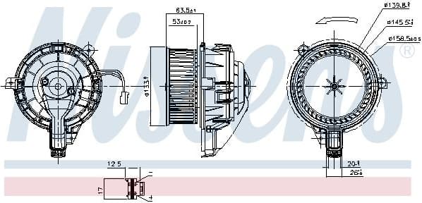 Interior Blower 87852