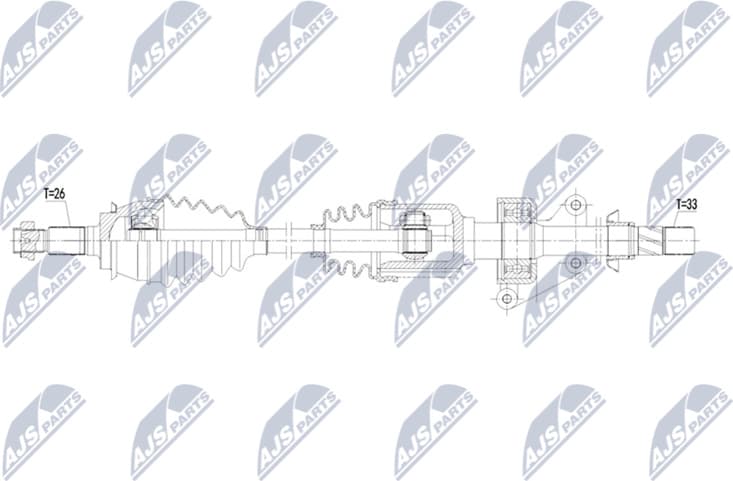 Drive Shaft NPW-BM-244