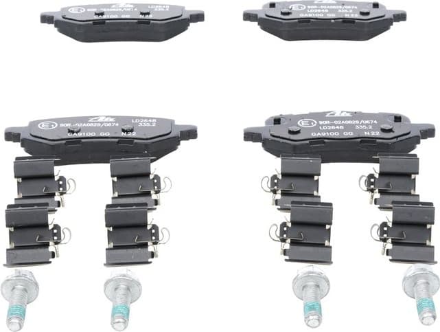 Brake Pad Set, disc brake ATE Ceramic 13-0470-2648-2 - image 2