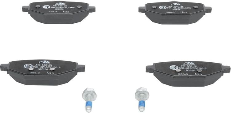 Brake Pad Set, disc brake ATE Ceramic 13.0470-2656.2 - image 2