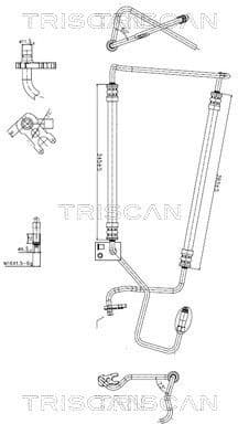 Hydraulic Hose, steering 8516 28006