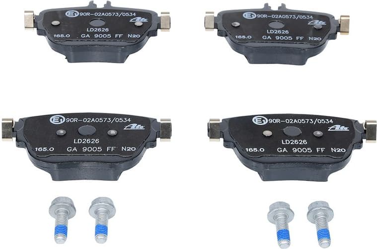Brake Pad Set, disc brake ATE Ceramic 13.0470-2626.2 - image 2