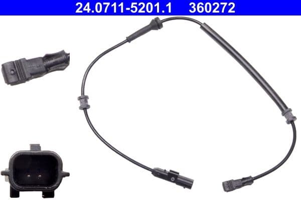 Sensor, wheel speed 24.0711-5201.1 - image 2